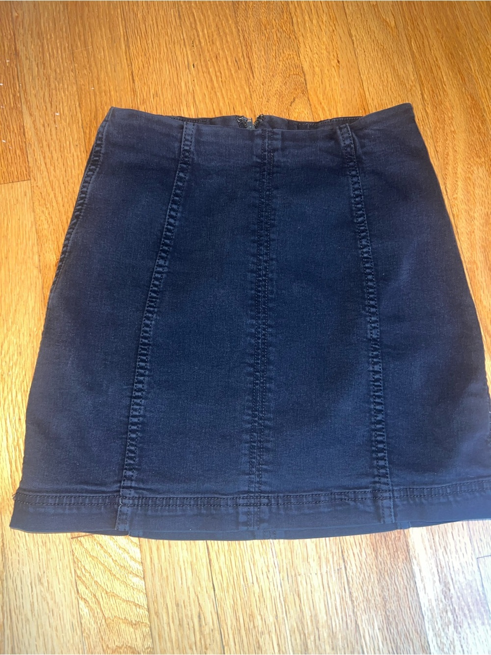 Free people - Classic black Denim Mini Skirt